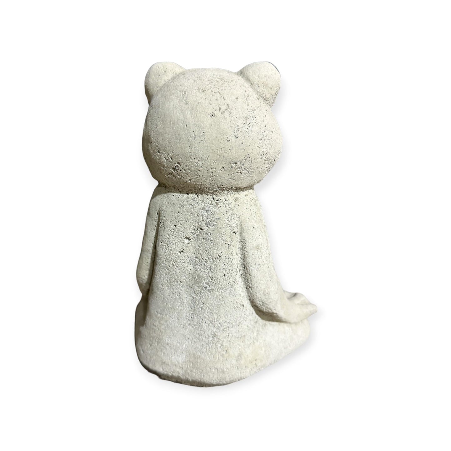 Kleiner Frosch in Yogaposition - Höhe 19cm, Breite 13cm, Tiefe 9cm für Haus und Garten
