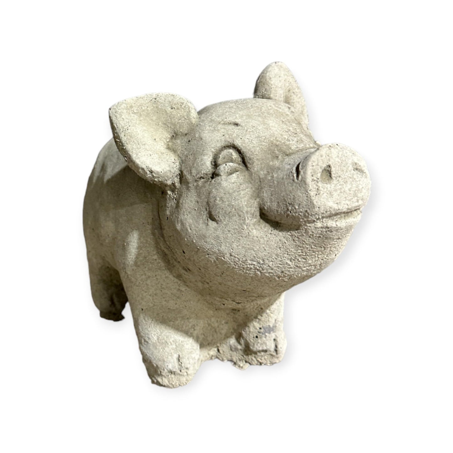 Frostsicheres kleines Schwein - Handgefertigt in Deutschland - H 21cm x B 13cm x T 25cm
