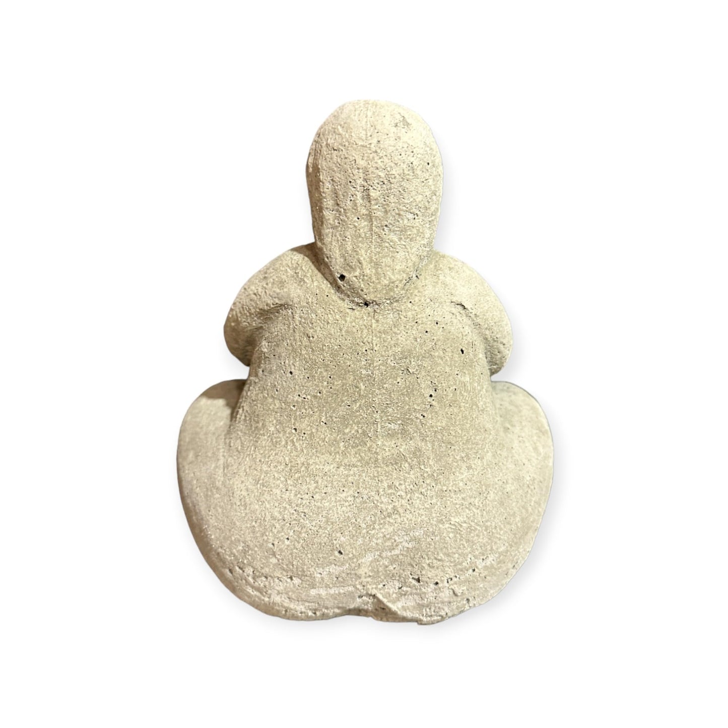 Dicke Dame Ulrike in Yogapose als Massive Steinfigur. Dekoration für Haus und Garten, Yoga, Höhe: 20cm Gewicht ca. 3kg