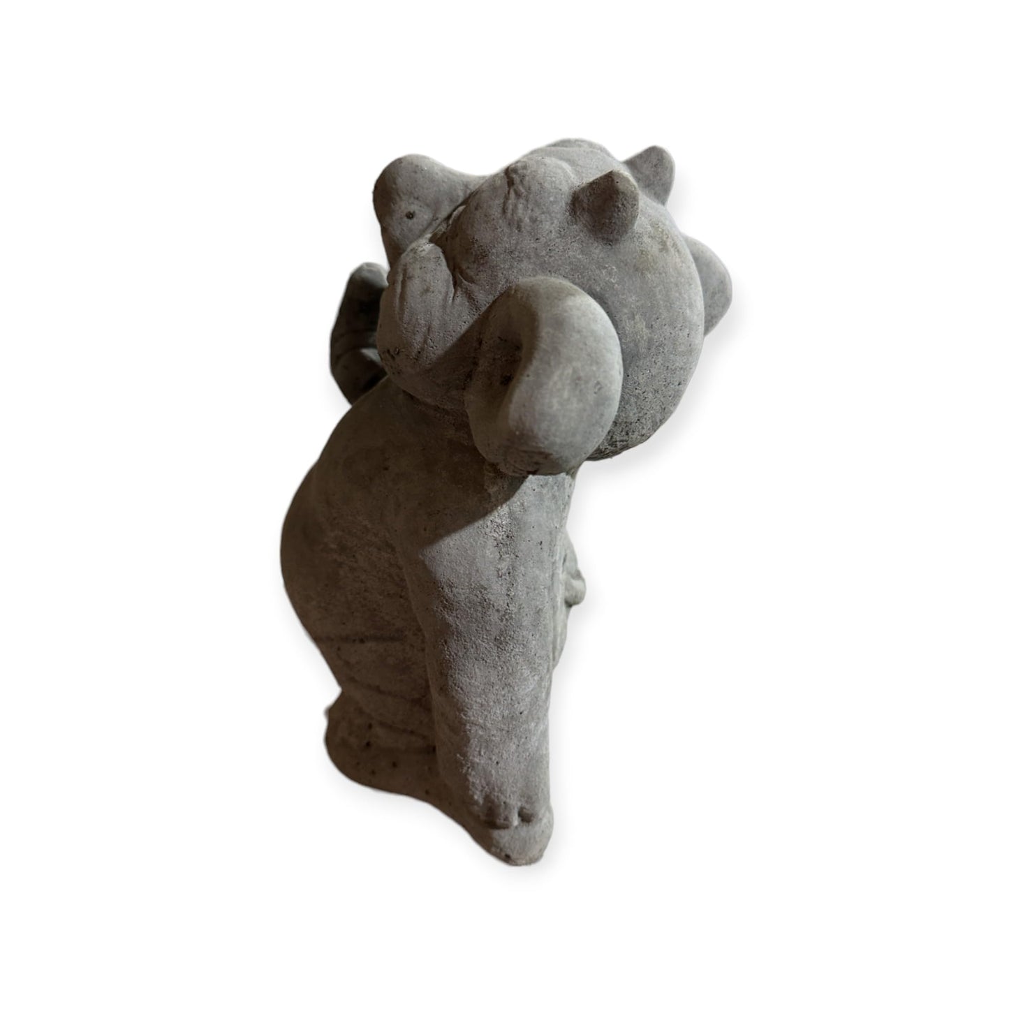 Frecher Gnom Stinkefinger - Handgefertigte, Frostsichere Beton-Steinfigur aus Deutscher Produktion - 24/16/16 cm, Ca. 4,5 kg