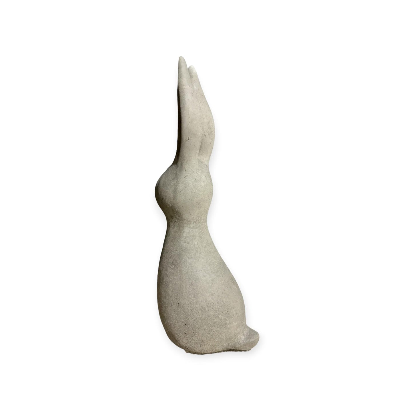 Kleiner moderner, Glatte Hase aus frostresistentem Steinguss Maße: H/B/T: 41cm / 12cm / 15cm ca. 4,4kg