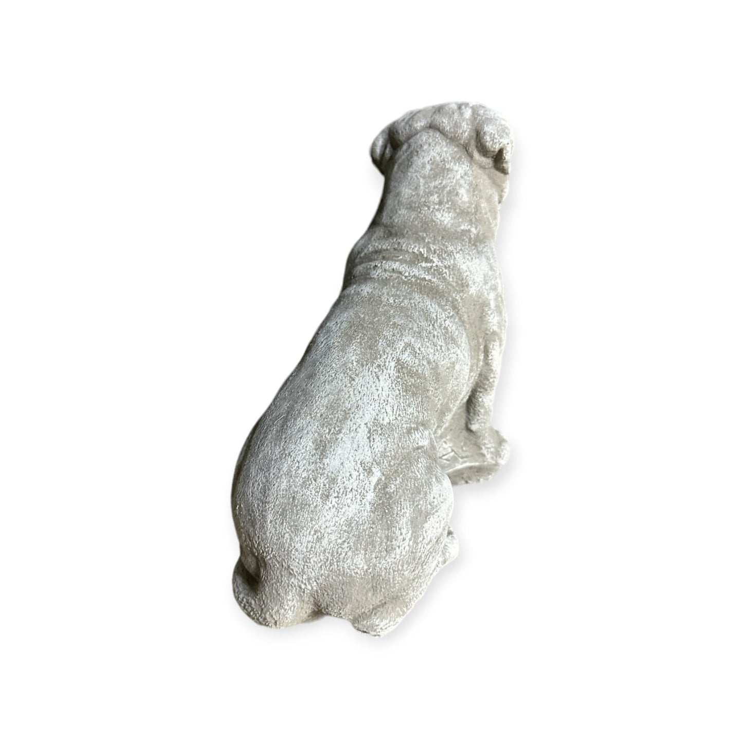 Bordeauxdogge Steinfigur: Massiver Steinguss, 5kg, 24x24x13 cm, Frostsicher
