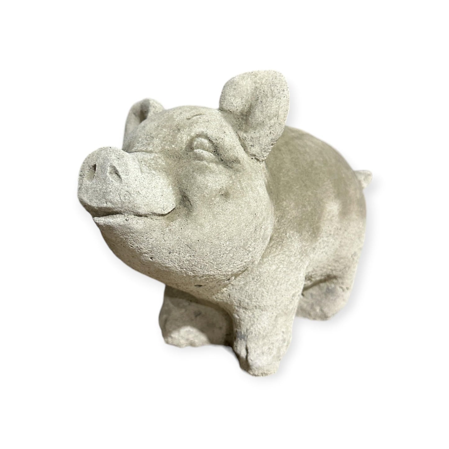 Frostsicheres kleines Schwein - Handgefertigt in Deutschland - H 21cm x B 13cm x T 25cm