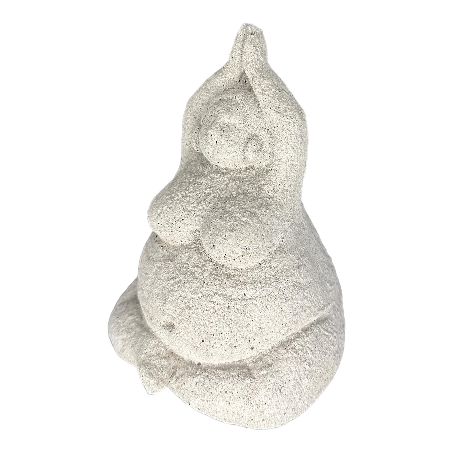 Steinfigur Yoga Dame Frieda, aus eigener Produktion