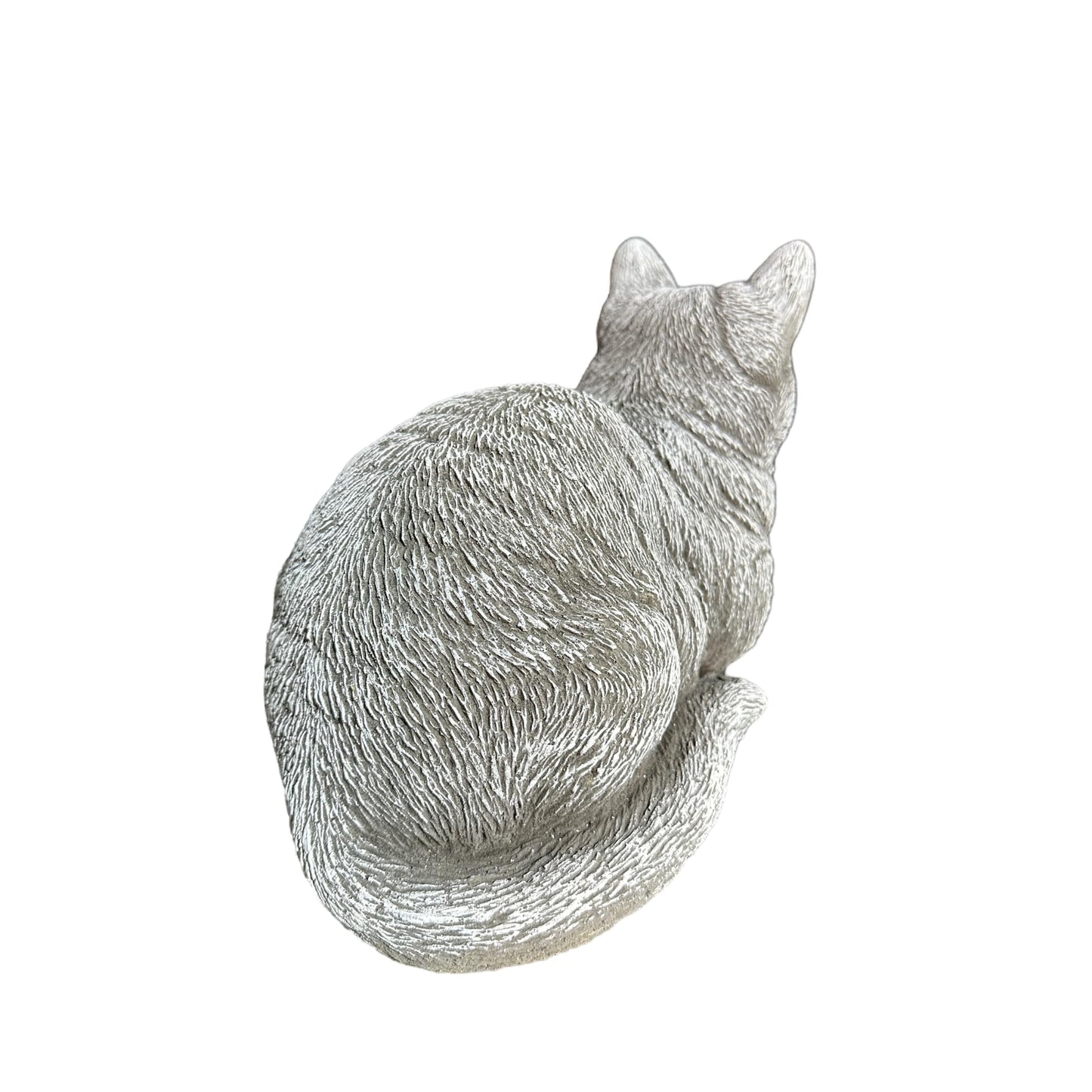 Steinfigur Katze Mia für Garten und Terrasse aus frostsicherem Steinguss…