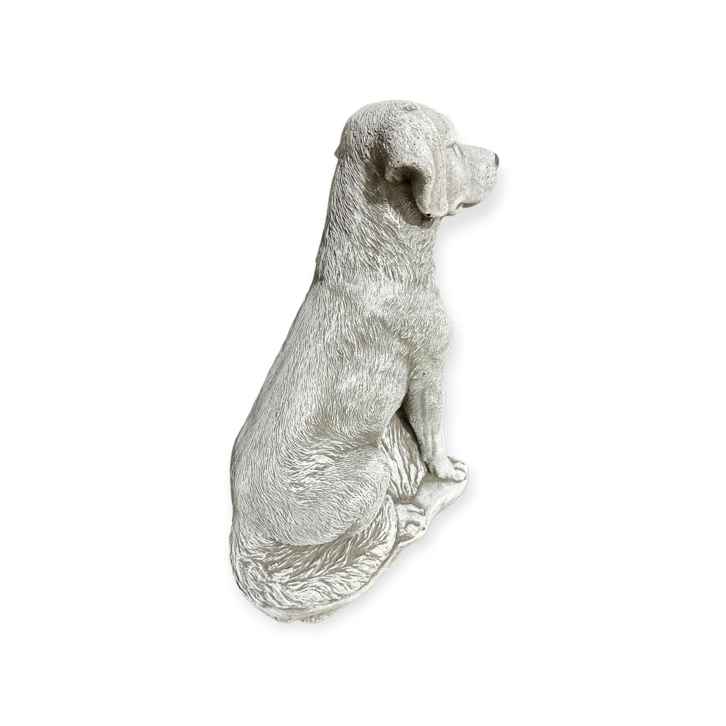 Großer Labrador Charly: Massiver Steinguss, 23+kg, 49x33x19cm - Frostsicher & Witterungsbeständig