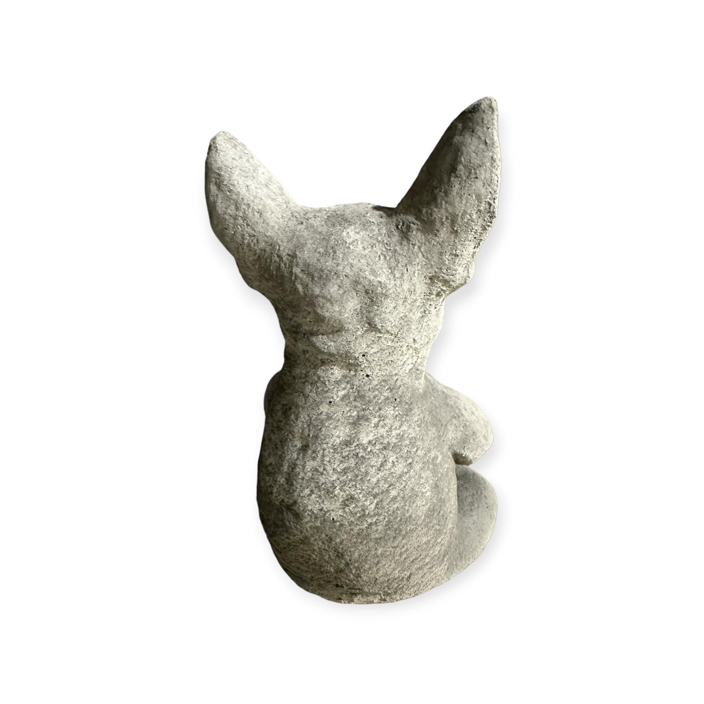 Steinfigur Yoga Französische Bulldogge Massiv Gartenfigur Geschenkidee Höhe 30cm Gewicht ca. 8kg Frenchie