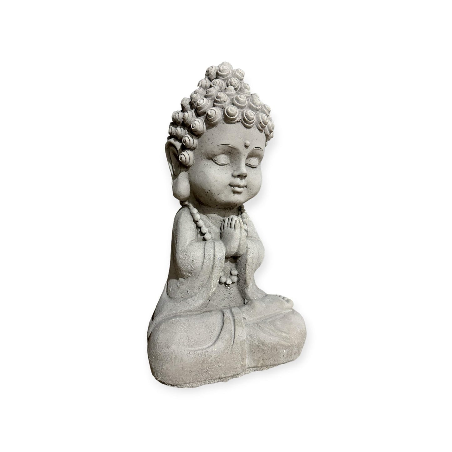 Gartenmönch - Kleine Mönch-Figur für Zauberhafte Gärten (Maße H/B/T 26/12/9 cm, ca. 2,25 kg) Frostsichere Steinfigur aus Beton