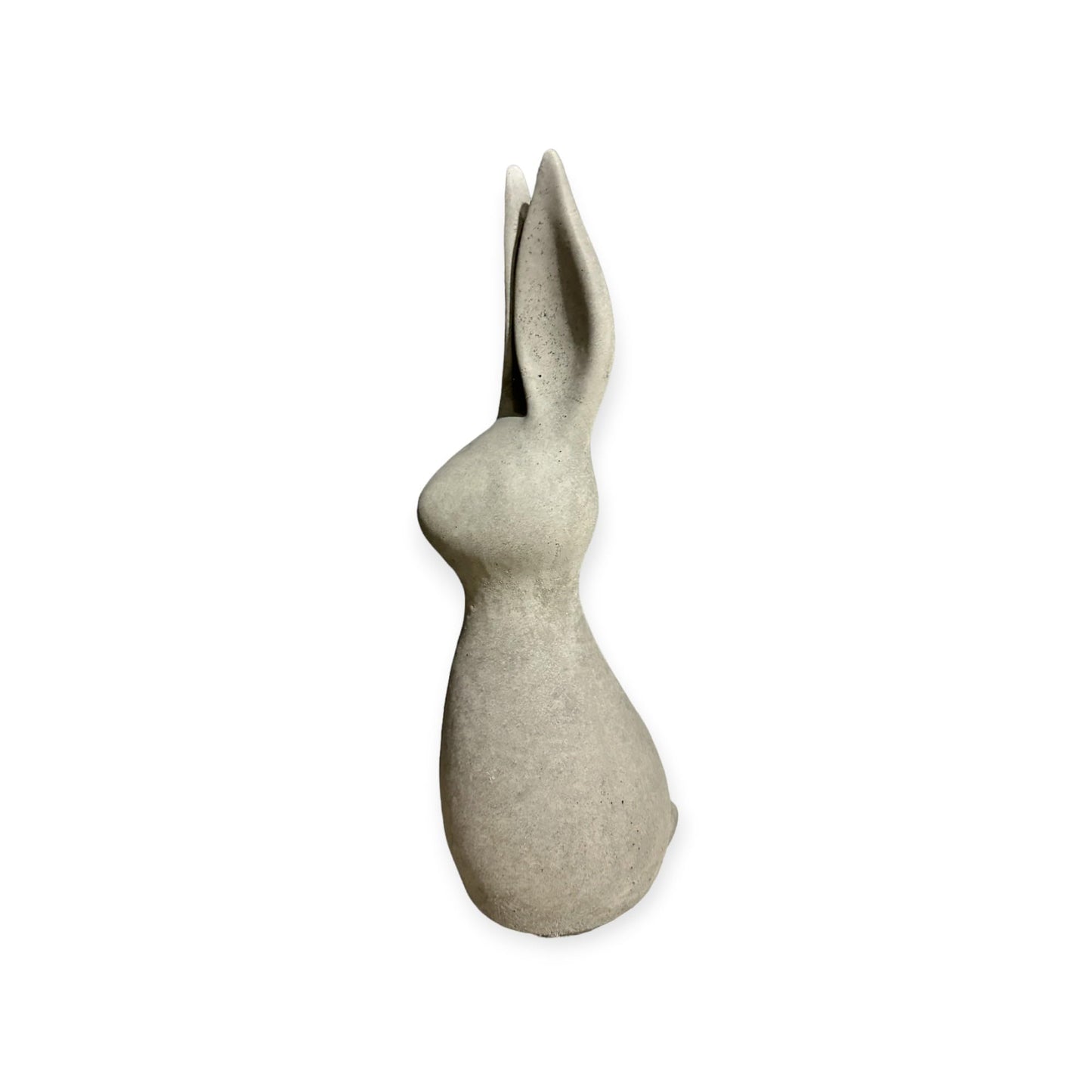 Kleiner moderner, Glatte Hase aus frostresistentem Steinguss Maße: H/B/T: 41cm / 12cm / 15cm ca. 4,4kg