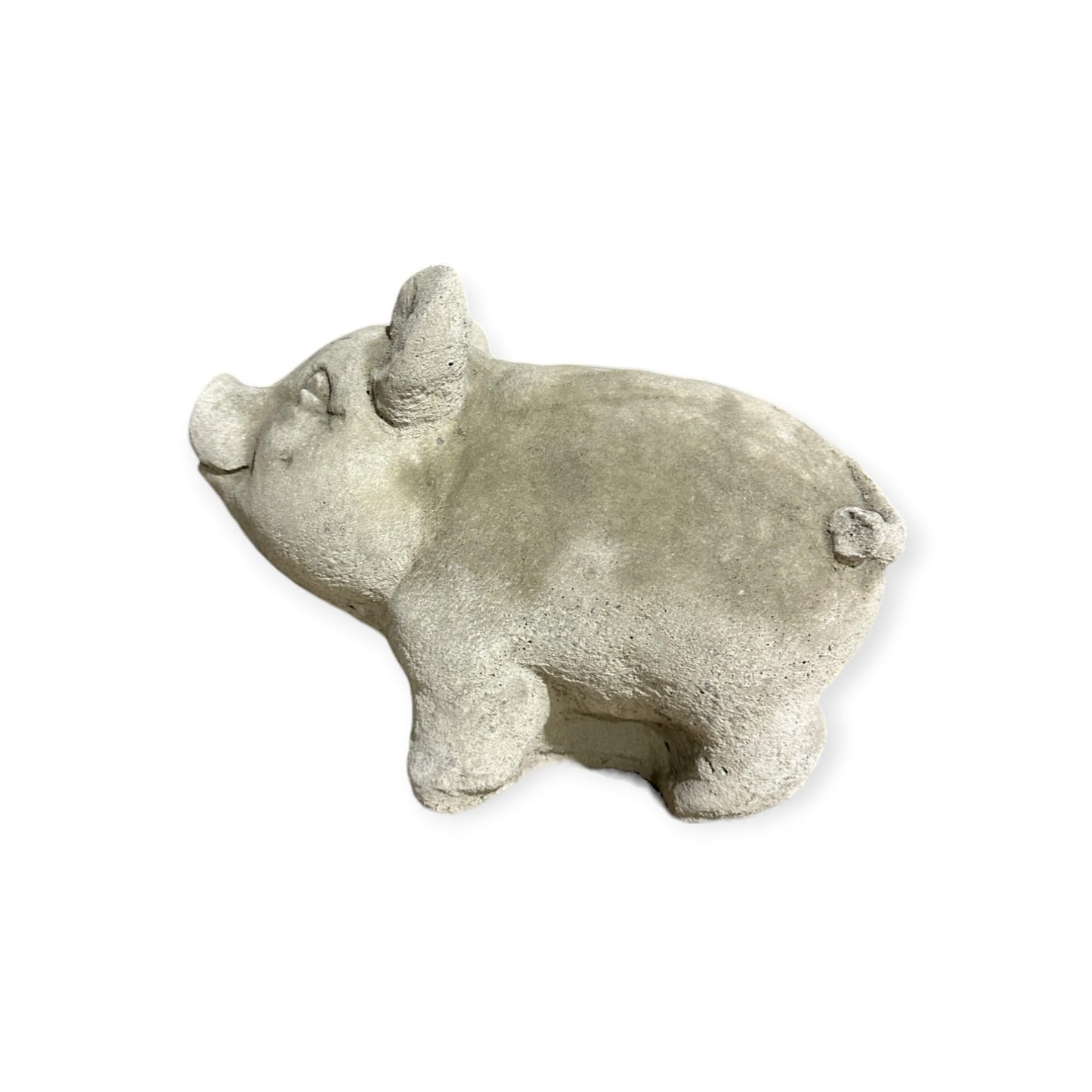 Frostsicheres kleines Schwein - Handgefertigt in Deutschland - H 21cm x B 13cm x T 25cm