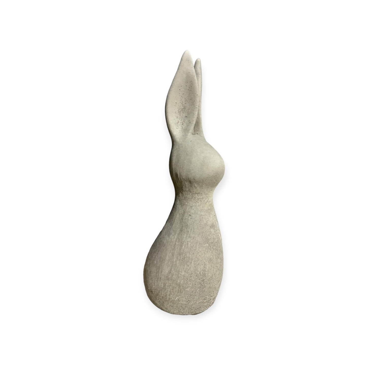 Kleiner moderner, Glatte Hase aus frostresistentem Steinguss Maße: H/B/T: 41cm / 12cm / 15cm ca. 4,4kg