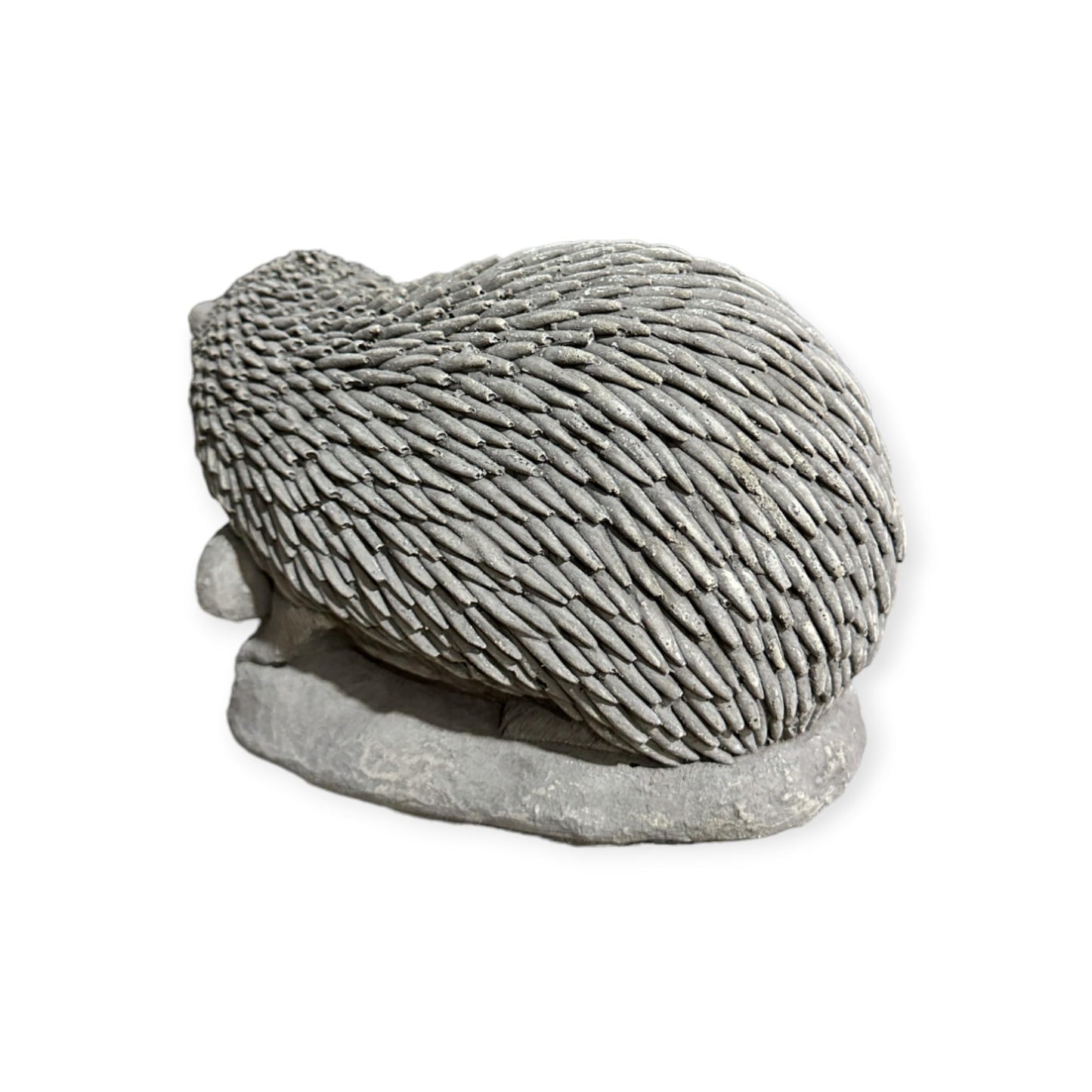 Liebevolle Igel-Familie - Steinfigur für unvergessliche Gärten (Maße: H/B/T 12/20/14 cm, ca. 3,75 kg)