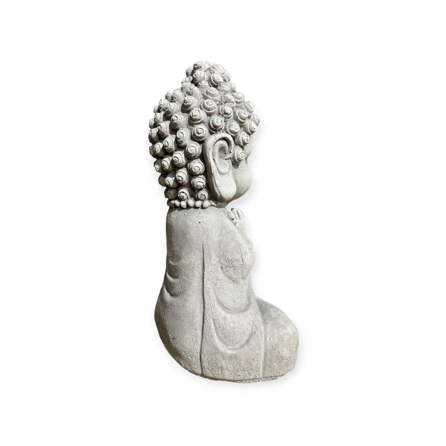 Gartenmönch - Kleine Mönch-Figur für Zauberhafte Gärten (Maße H/B/T 26/12/9 cm, ca. 2,25 kg) Frostsichere Steinfigur aus Beton