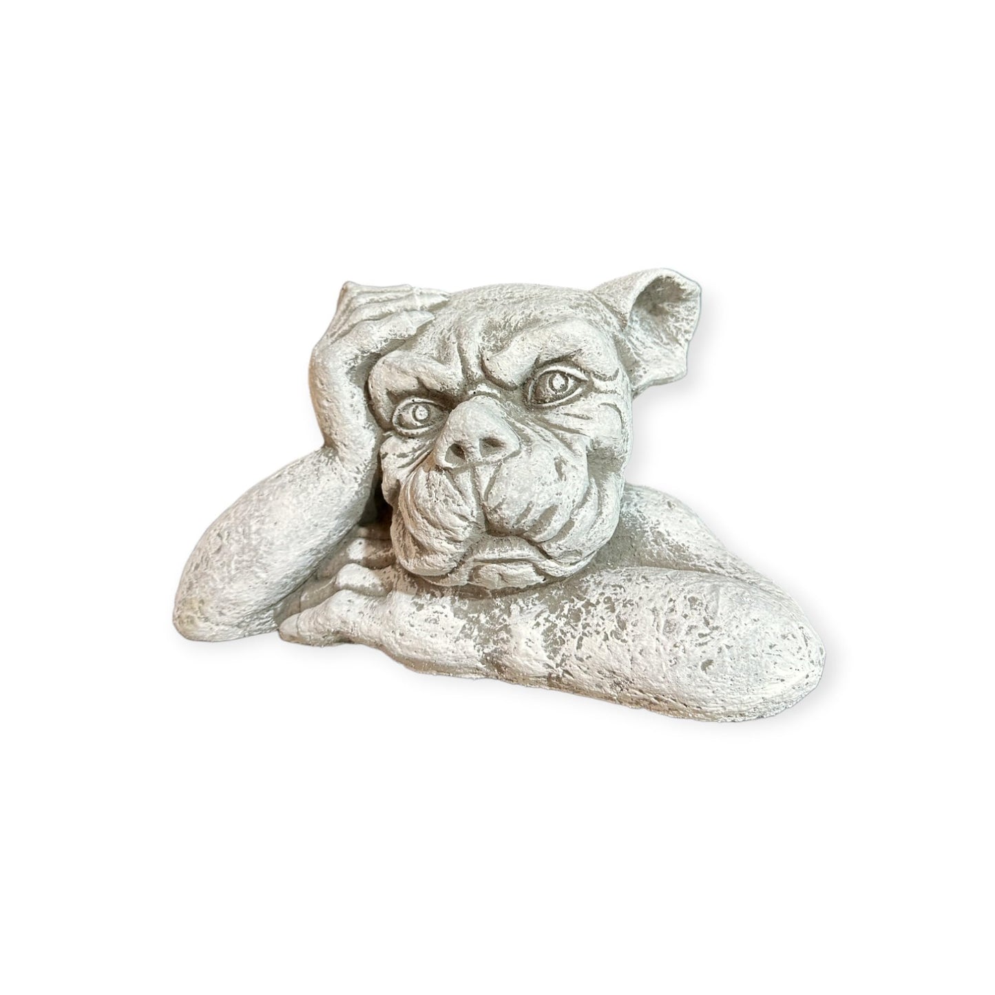Gargoyle Torwächter: Massiver Steinguss, 4,5kg, 16x28x14 cm, Frostsicher