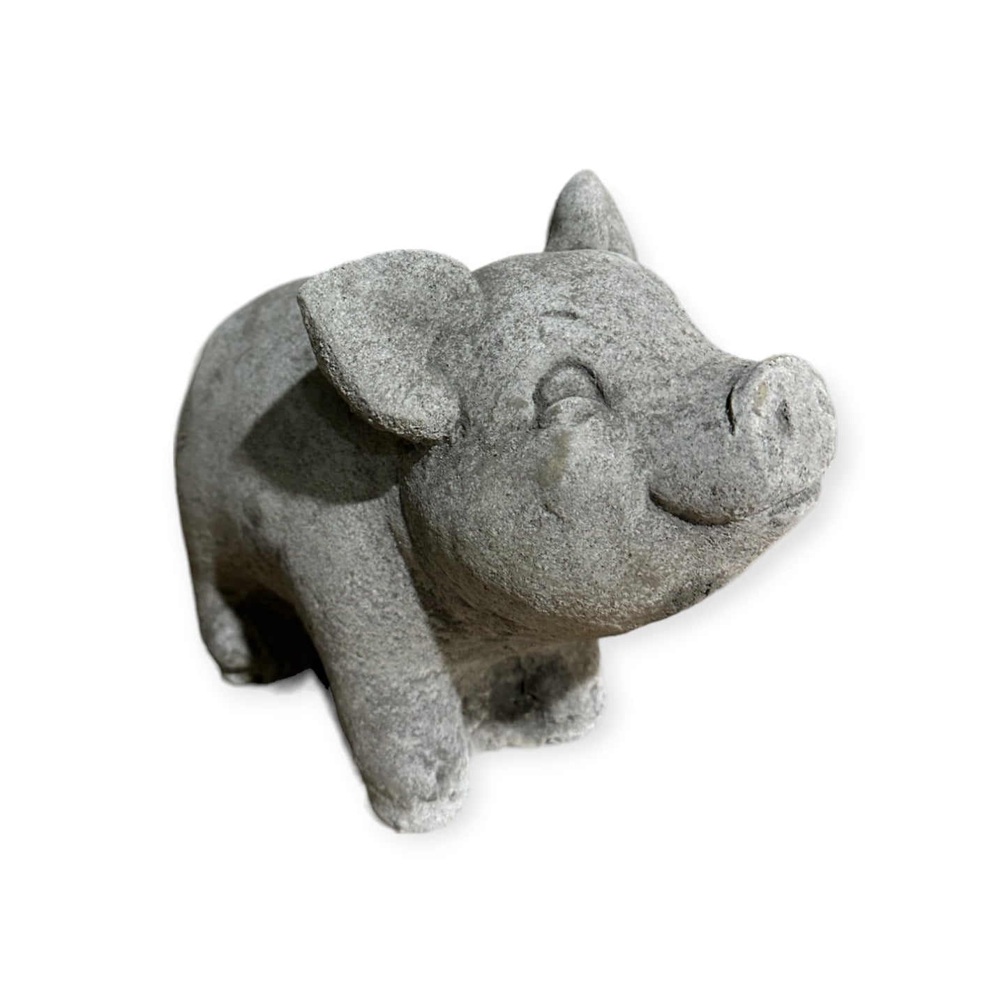 Frostsicheres kleines Schwein - Handgefertigt in Deutschland - H 21cm x B 13cm x T 25cm