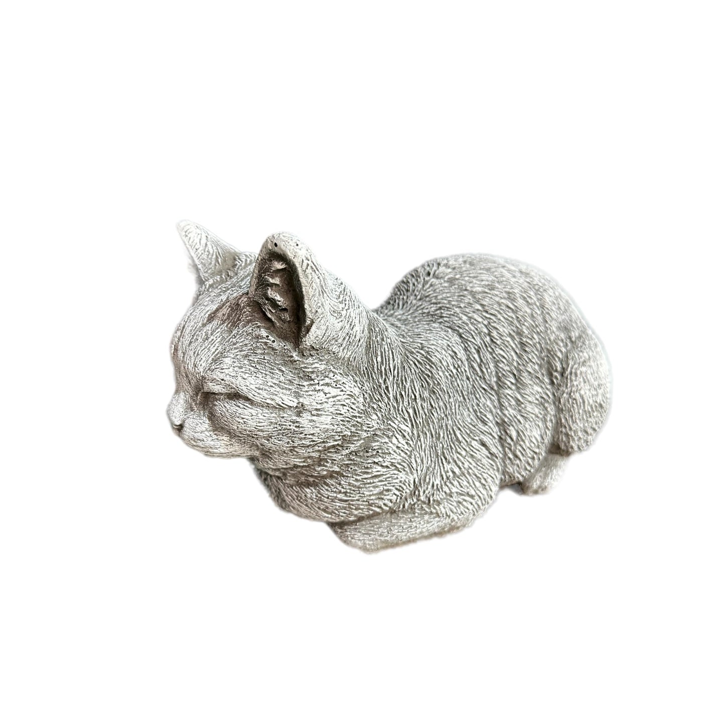 Steinfigur Katze Mia für Garten und Terrasse aus frostsicherem Steinguss…