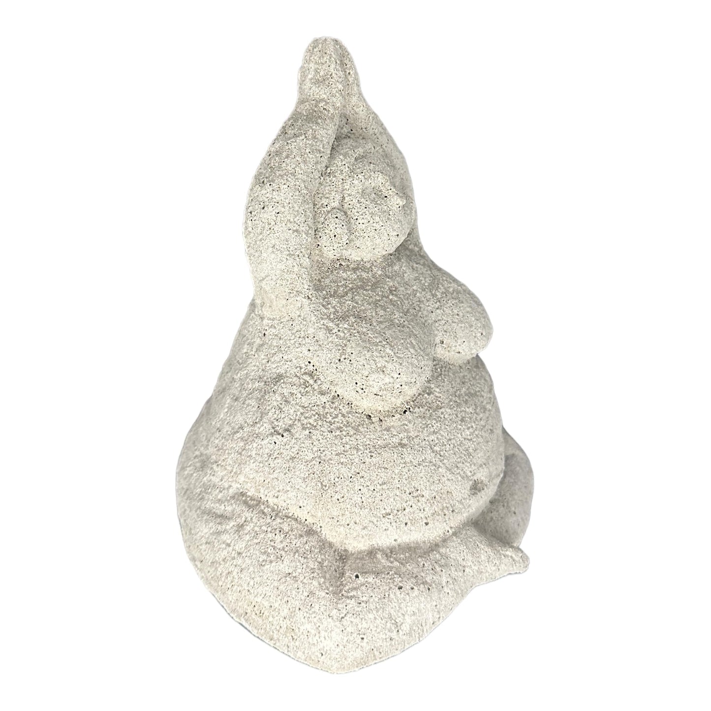 Steinfigur Yoga Dame Frieda, aus eigener Produktion