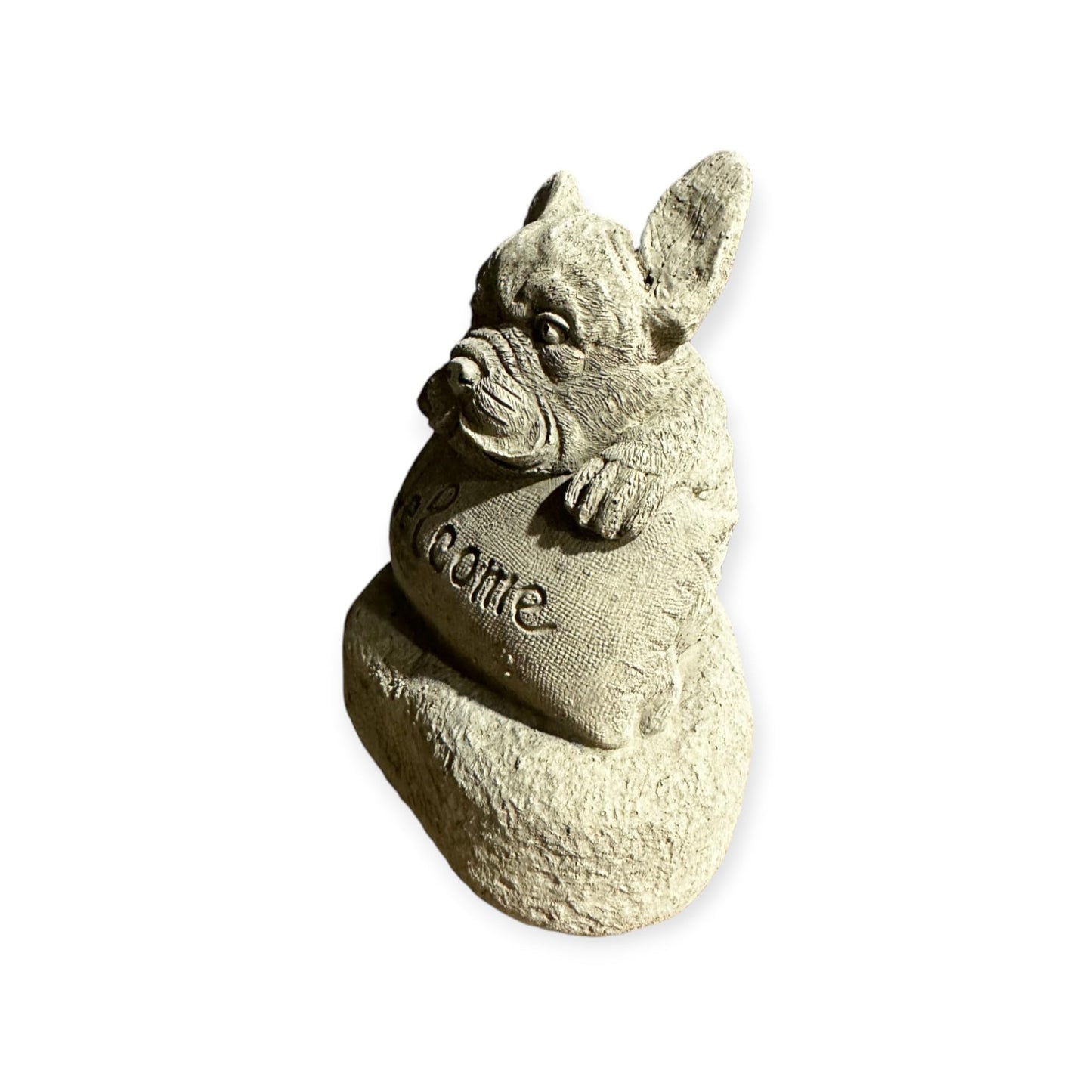 Französische Bulldogge – Einladende Willkommensgeste aus Deutschland Maße (Höhe/Breite/Tiefe): 15 cm / 11 cm / 9 cm – Gewicht: 1,5 kg
