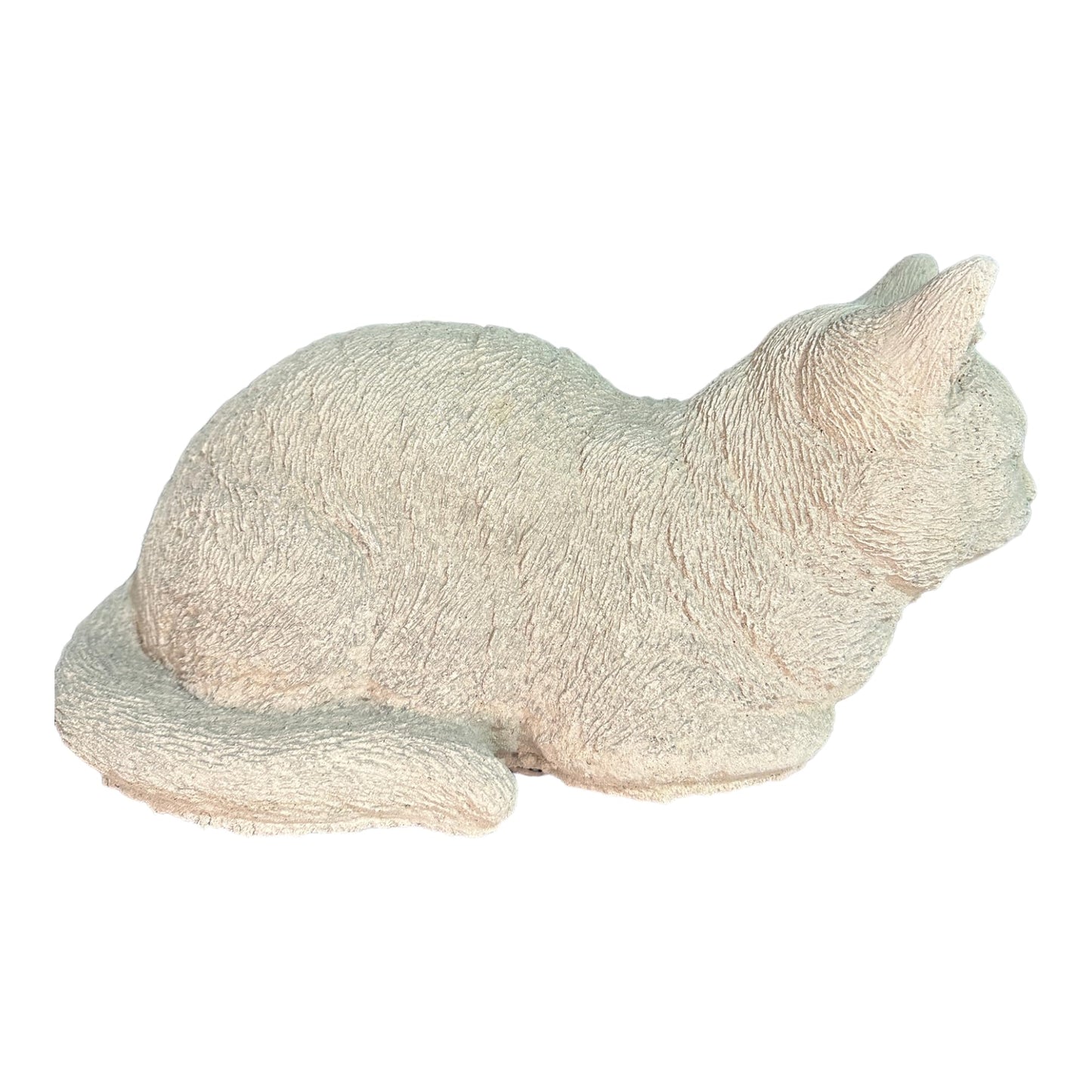 Steinfigur Katze Mia für Garten und Terrasse aus frostsicherem Steinguss