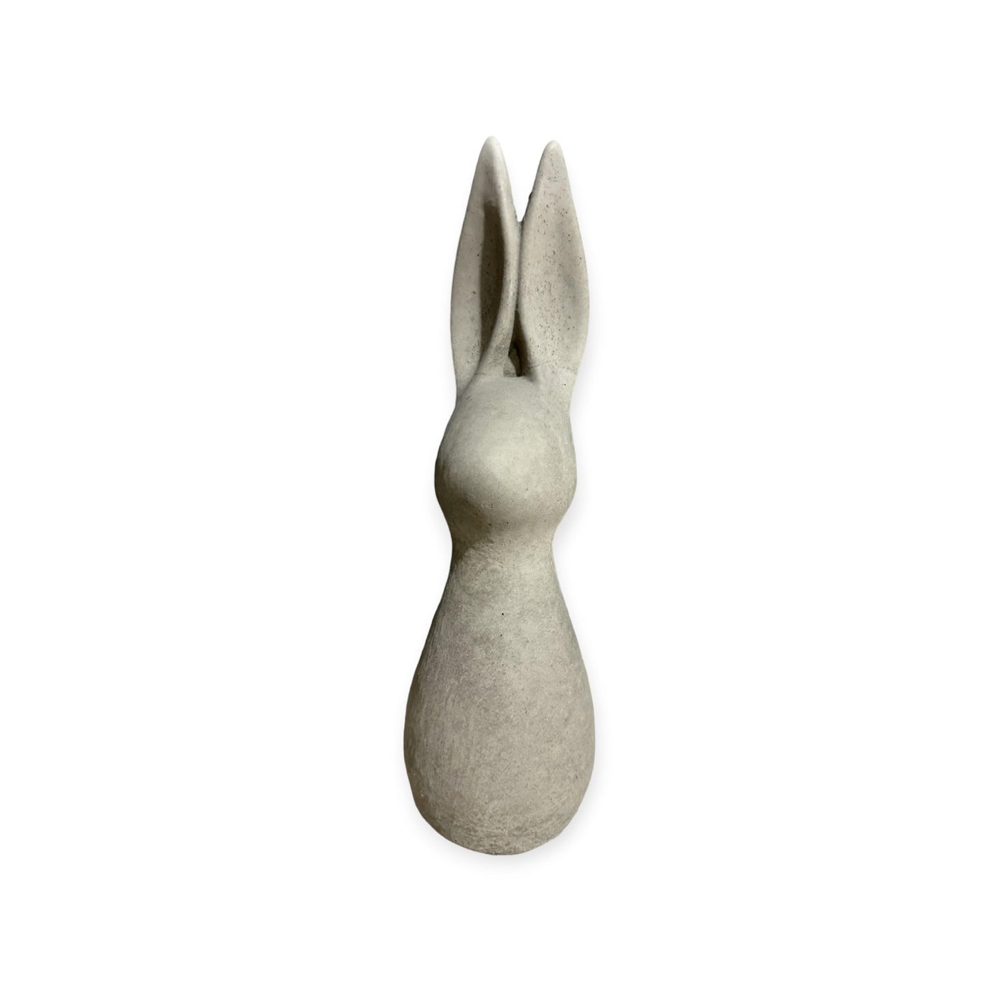 Kleiner moderner, Glatte Hase aus frostresistentem Steinguss Maße: H/B/T: 41cm / 12cm / 15cm ca. 4,4kg