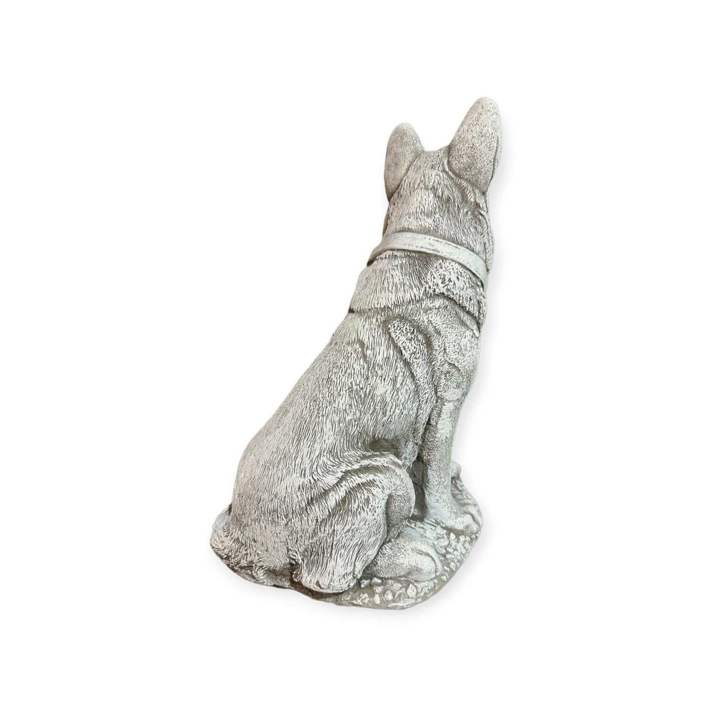 Imposante Steinfigur Deutscher Schäferhund: 15kg, 42x20x29 cm, Frostsicher, Witterungsbeständig, Haus und Garten