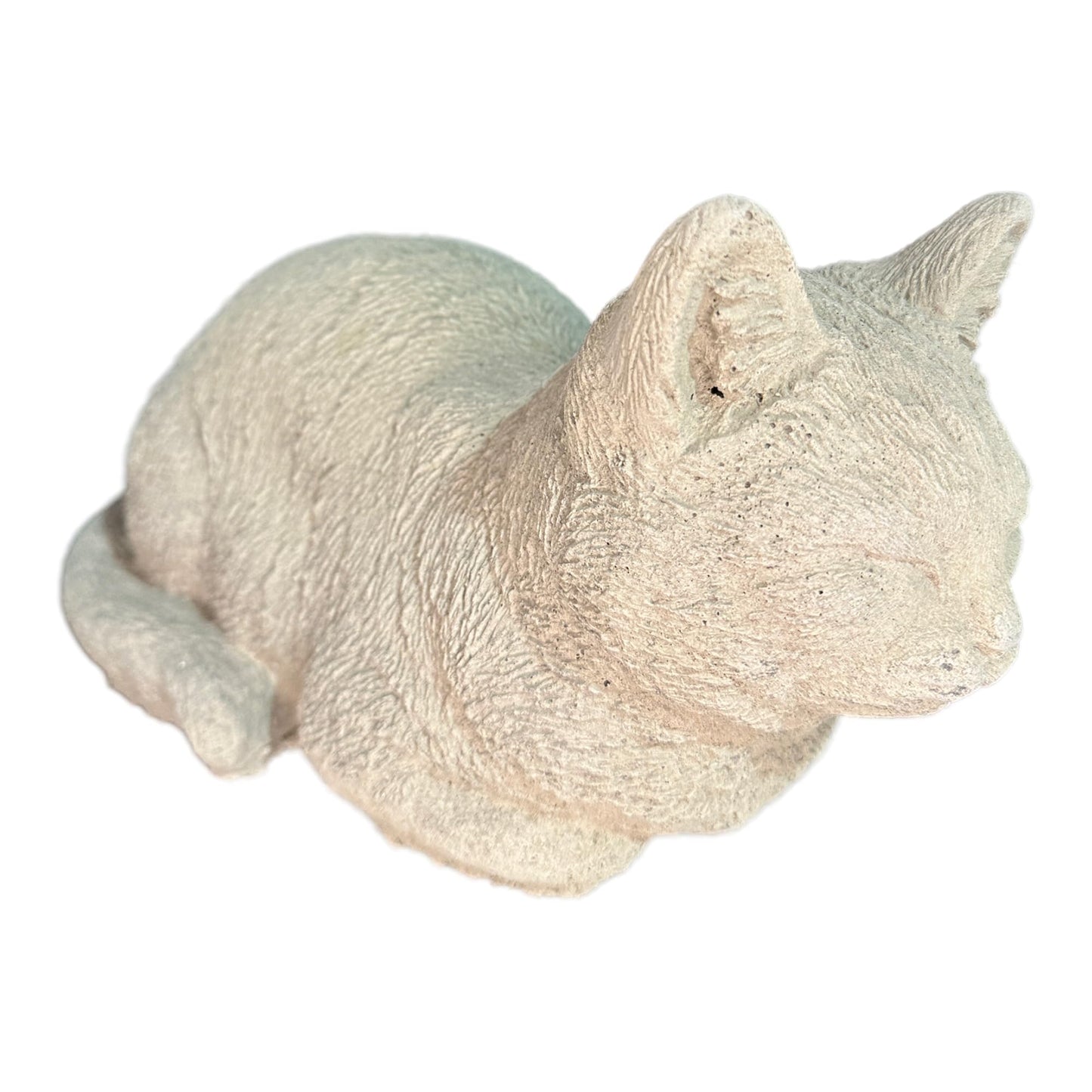 Steinfigur Katze Mia für Garten und Terrasse aus frostsicherem Steinguss