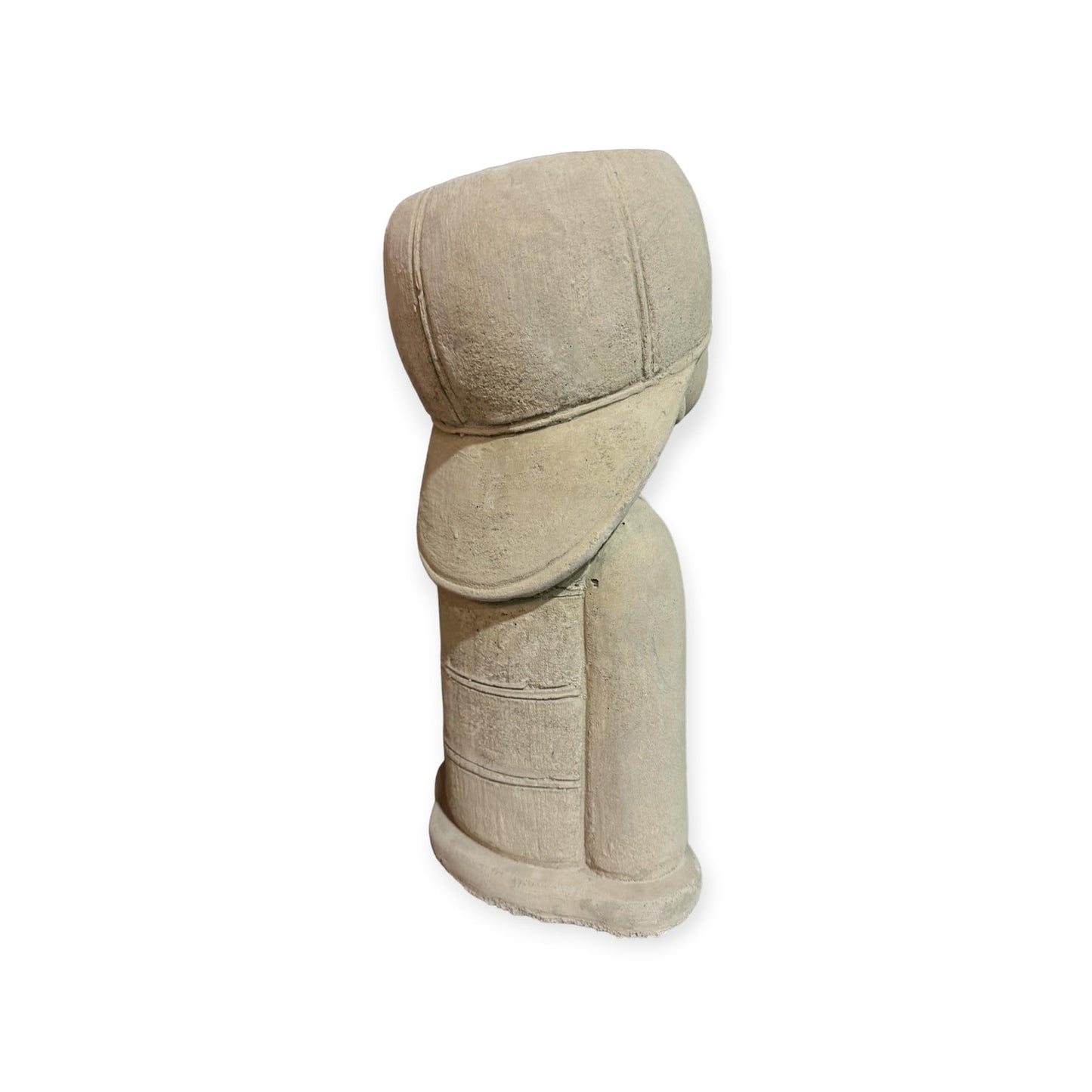 Steinjunge Ben zum Bepflanzen: Massiv, Frostsicher, 15kg, 42x23x15 cm, Eigene Produktion, Mit Wasserablauf