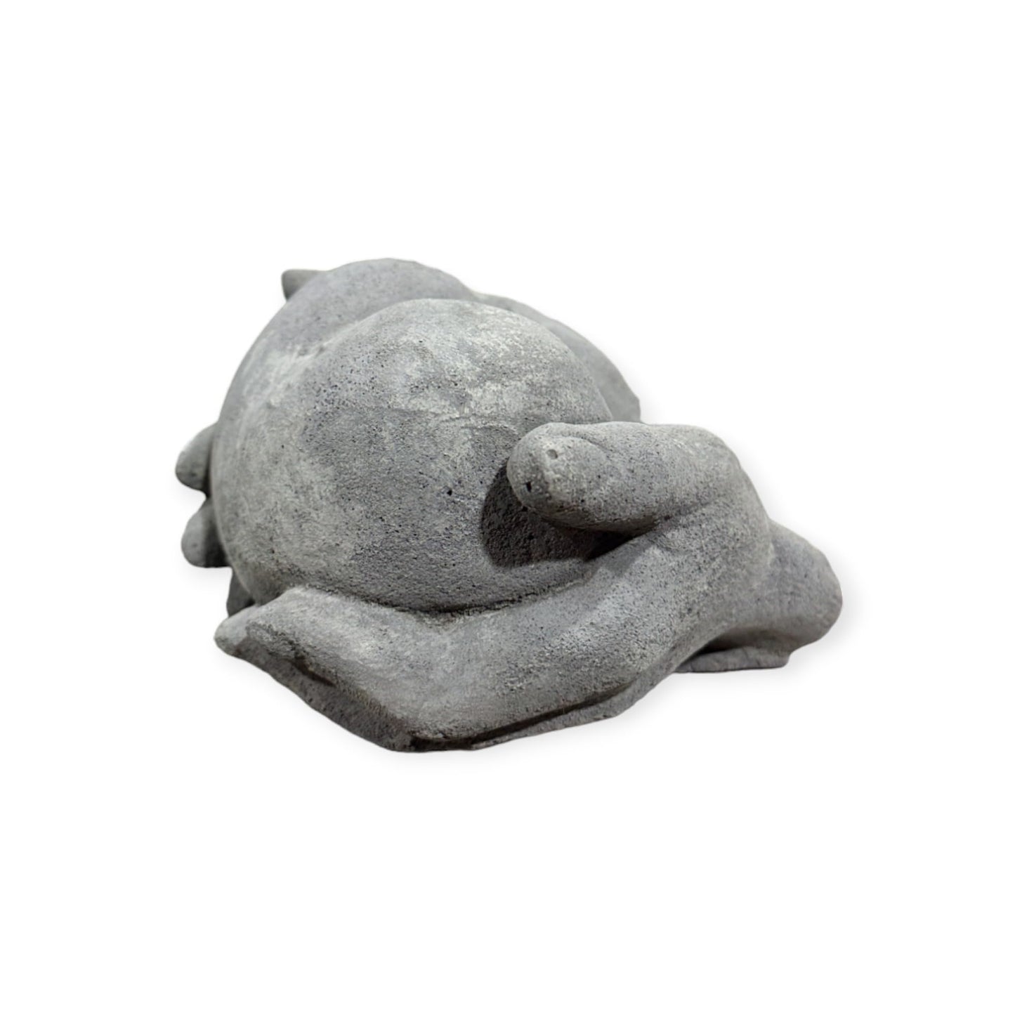 Herz in Hand Steinfigur - Handgefertigtes, Frostsicheres Betonherz aus Deutscher Produktion - 10/17/17 cm, Ca. 2,2 kg für Haus und Garten