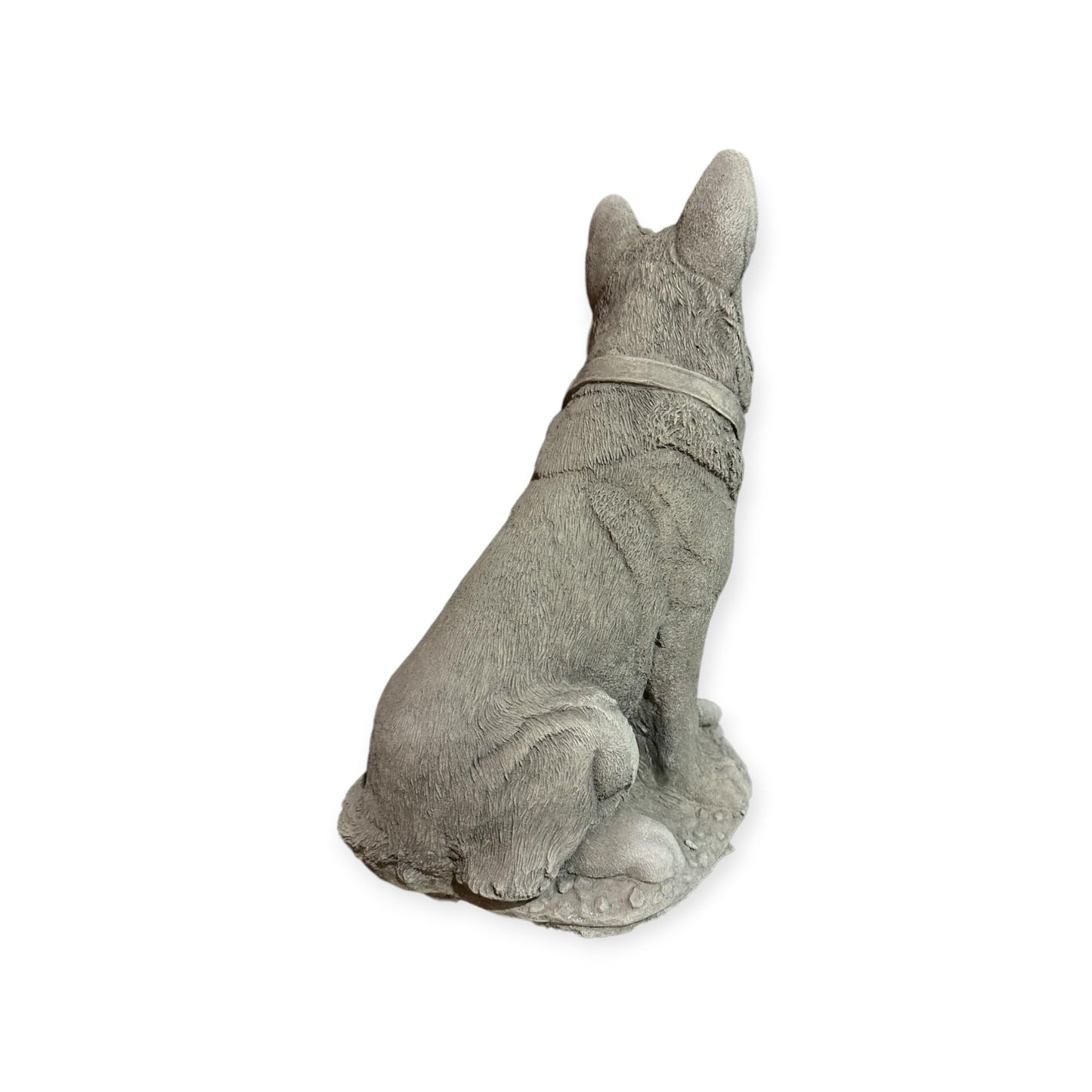 Imposante Steinfigur Deutscher Schäferhund: 15kg, 42x20x29 cm, Frostsicher, Witterungsbeständig