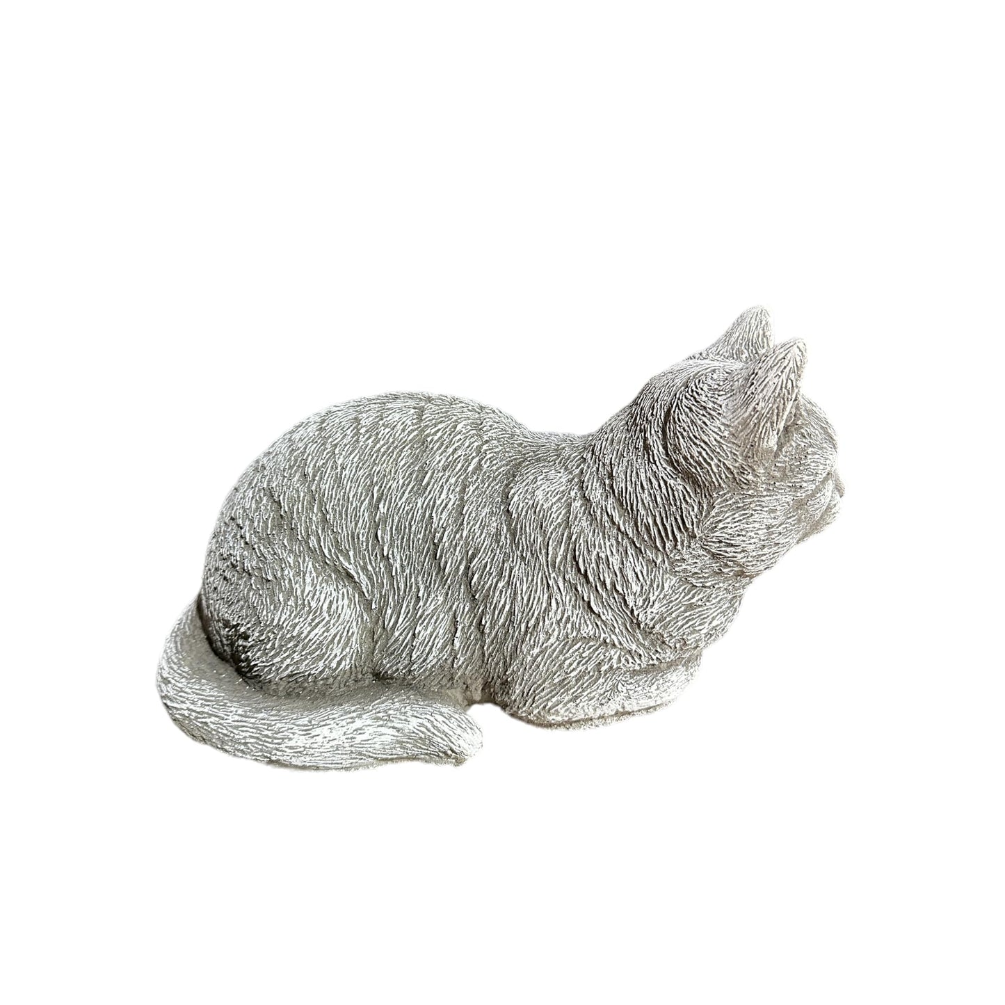 Steinfigur Katze Mia für Garten und Terrasse aus frostsicherem Steinguss…