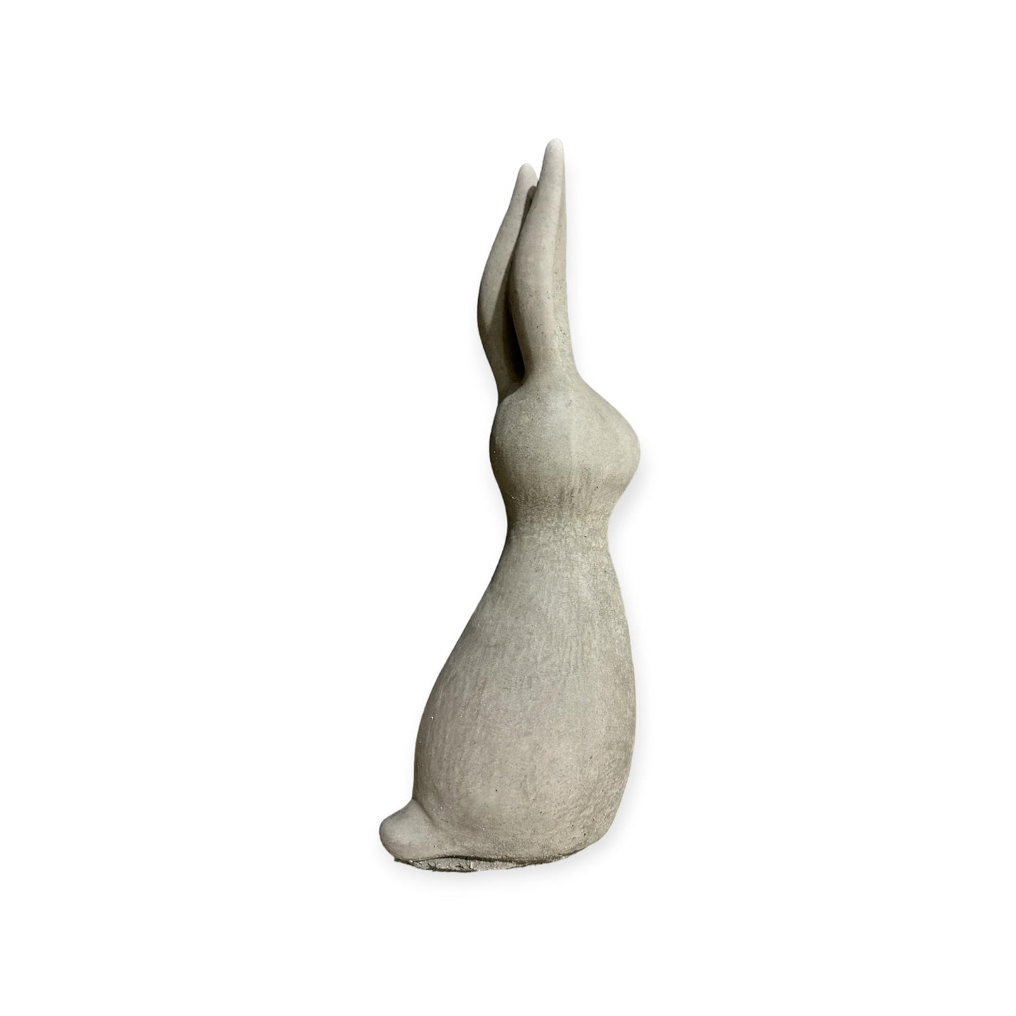 Kleiner moderner, Glatte Hase aus frostresistentem Steinguss Maße: H/B/T: 41cm / 12cm / 15cm ca. 4,4kg