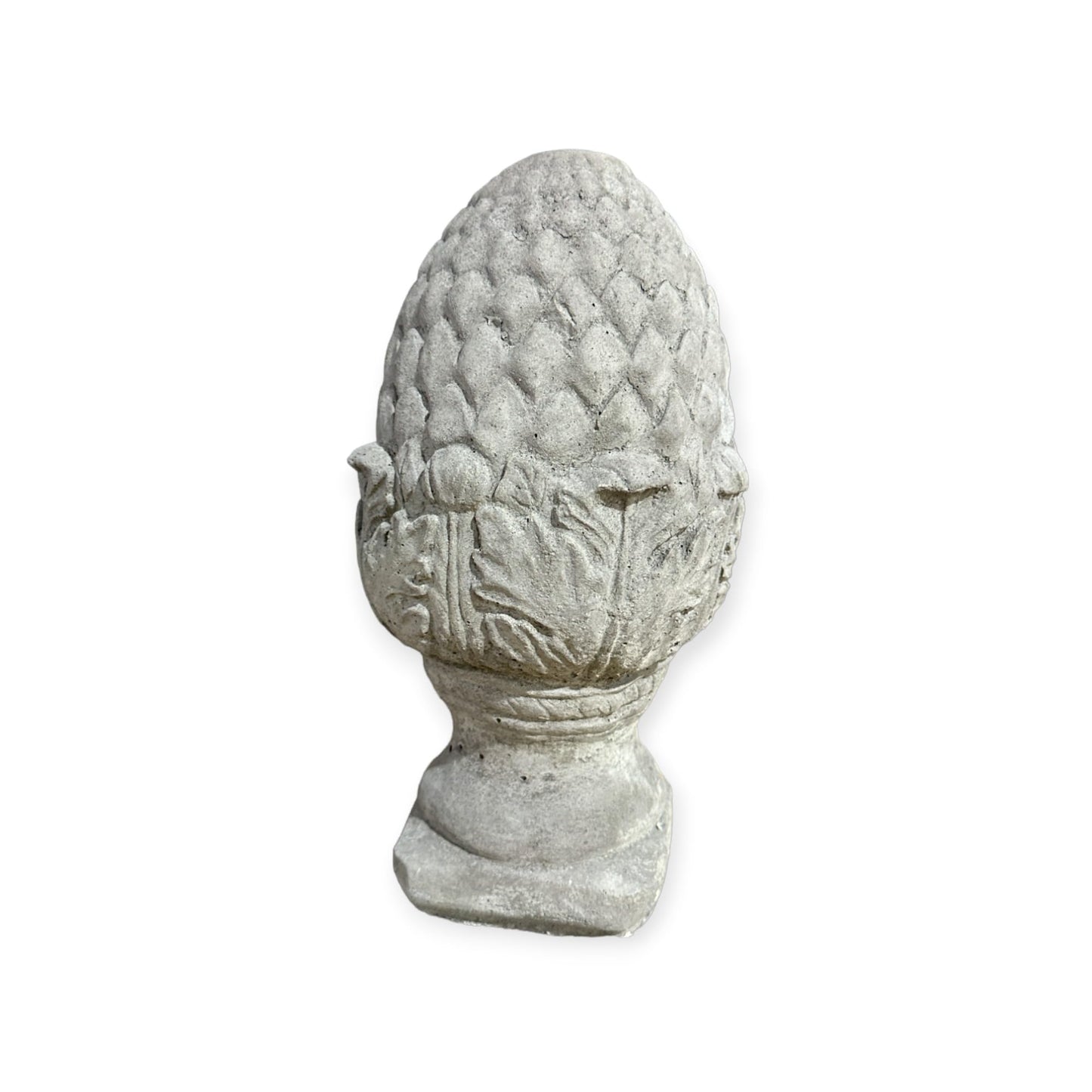 Kleiner Zapfen - Massiver Steinguss aus eigener Produktion in Deutschland - H/B/T 32/14/14 cm, 7 kg