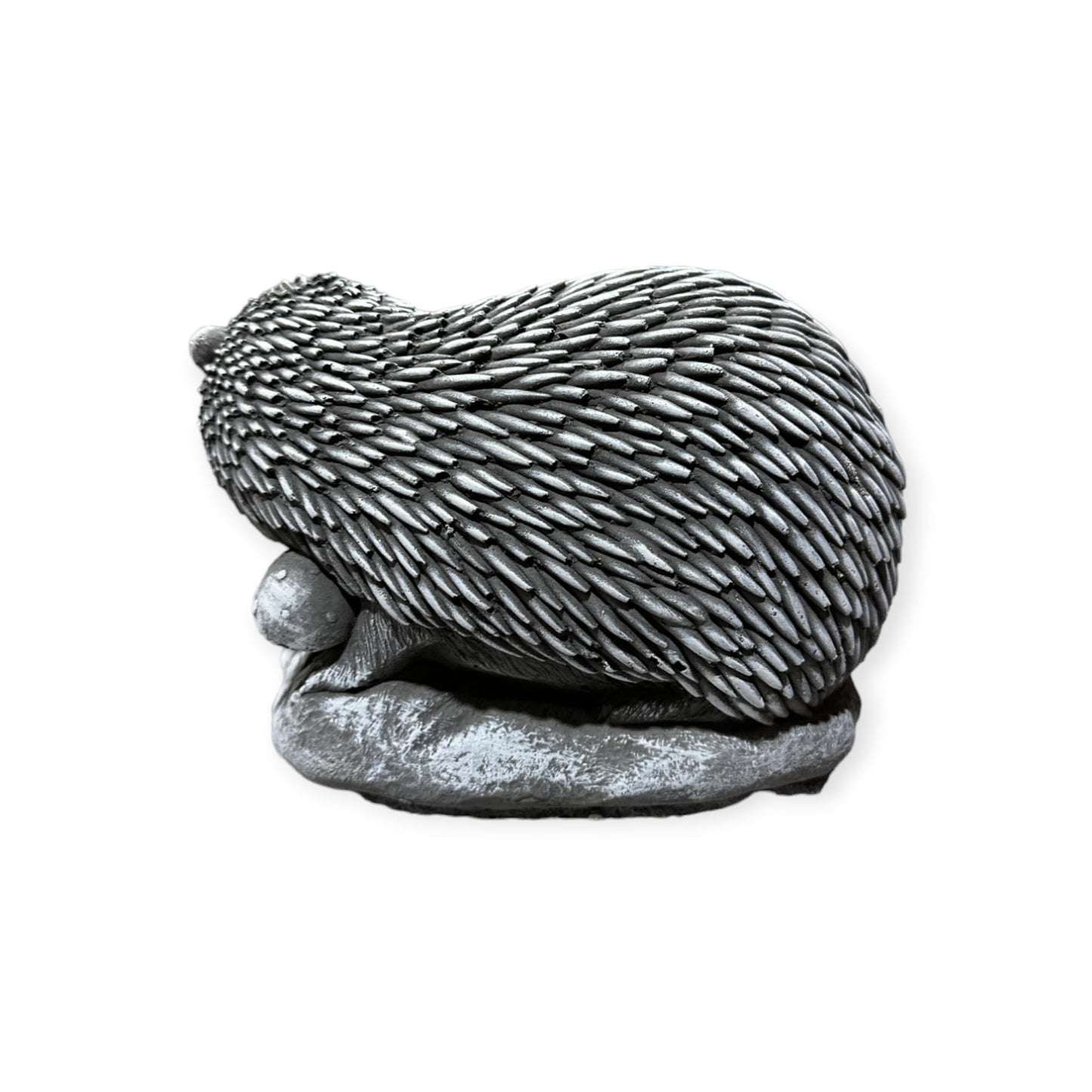 Igel mit Jungem - Frostsichere Steinfigur aus Beton Maße Höhe/Breite/Tiefe: 12/20/14 cm Gewicht ca. 3,75 kg