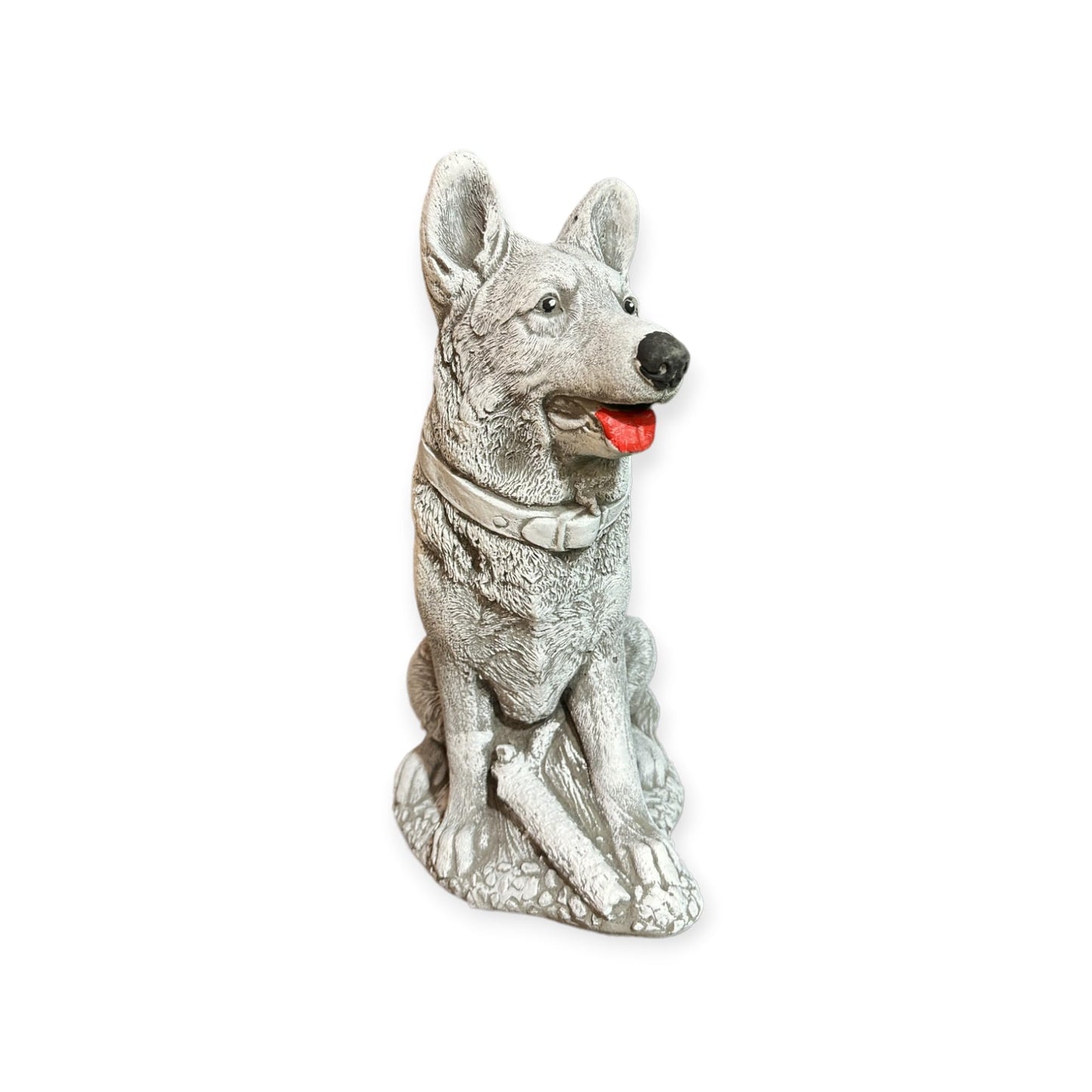 Imposante Steinfigur Deutscher Schäferhund: 15kg, 42x20x29 cm, Frostsicher, Witterungsbeständig, Haus und Garten