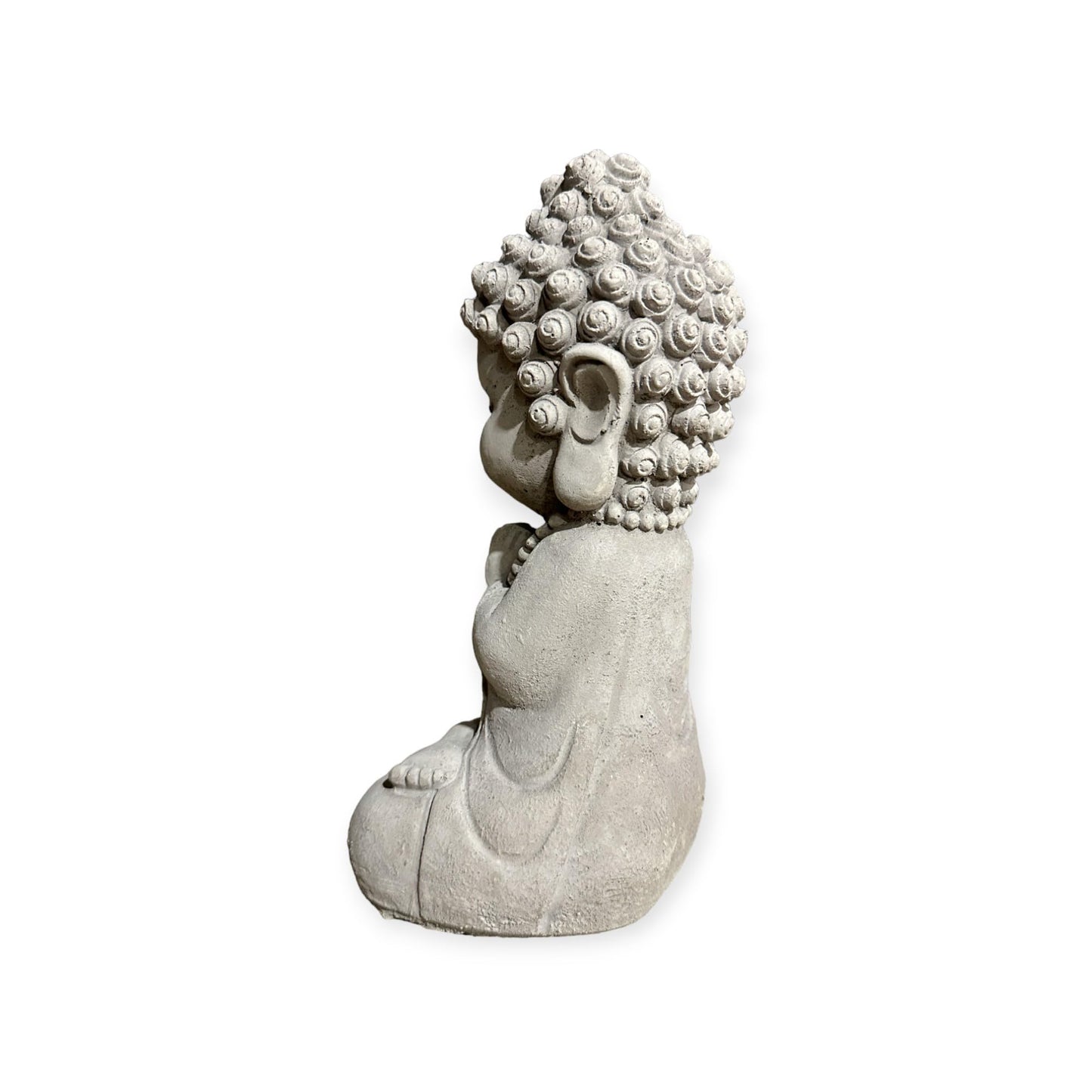 Gartenmönch - Kleine Mönch-Figur für Zauberhafte Gärten (Maße H/B/T 26/12/9 cm, ca. 2,25 kg) Frostsichere Steinfigur aus Beton