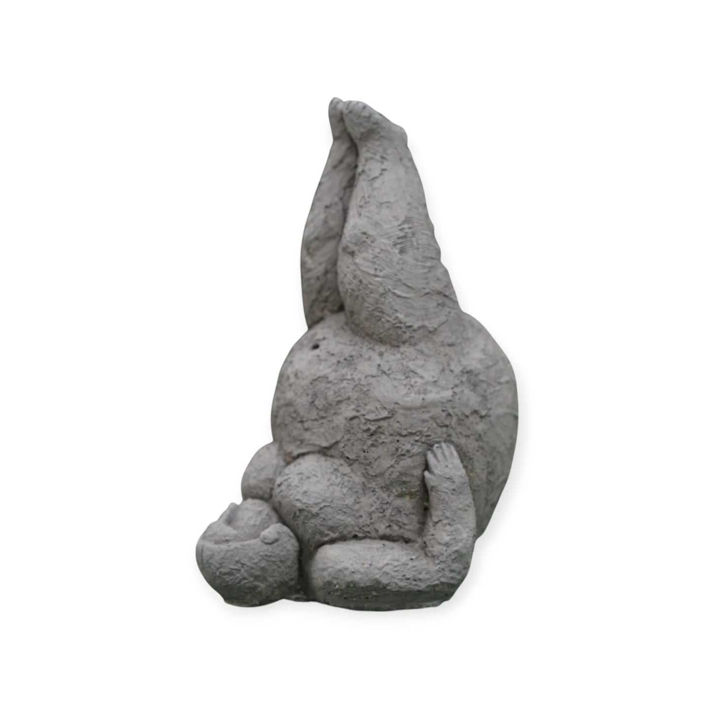 Yoga-Dame Steinfigur Kerzenhaltung – Frostfeste Gartendeko – Handgefertigt – Wetterfeste Yoga-Deko Kerzenpose – Made in Germany