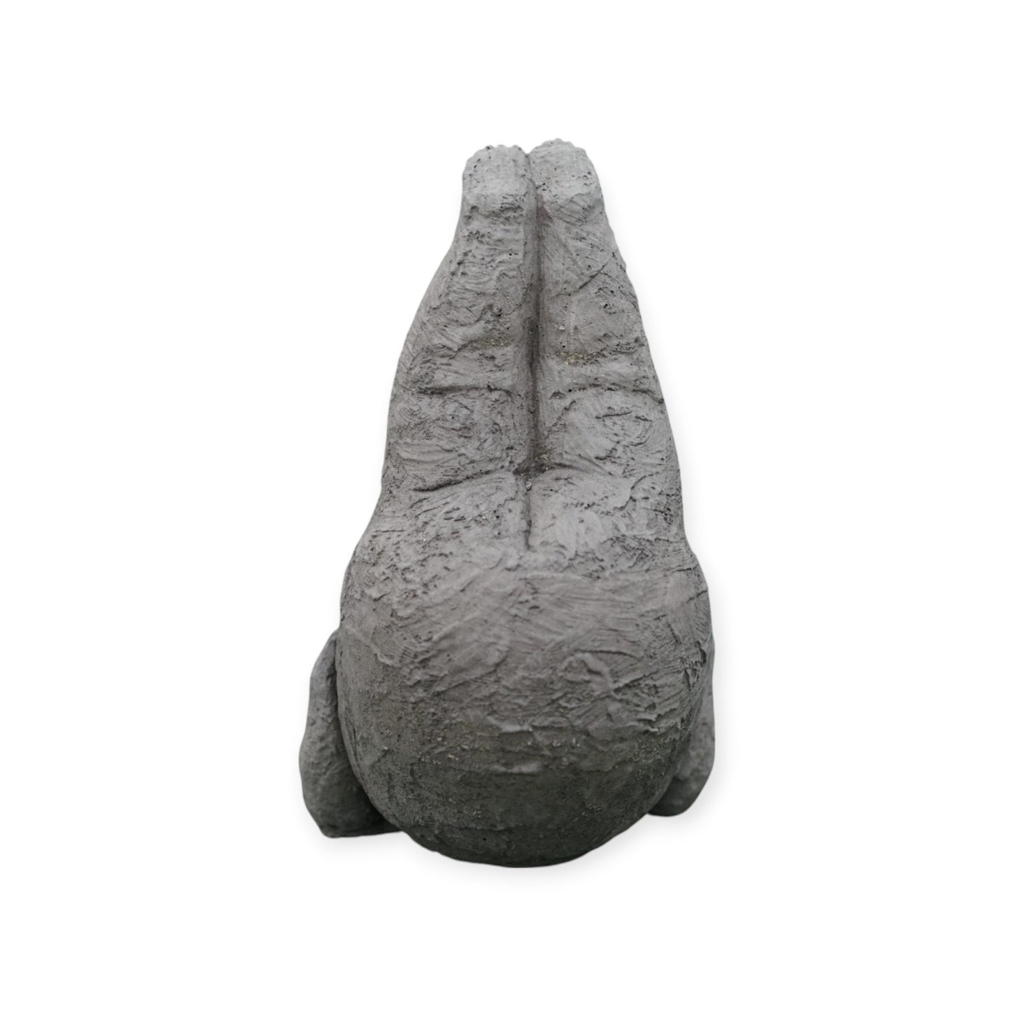 Yoga-Dame Steinfigur Kerzenhaltung – Frostfeste Gartendeko – Handgefertigt – Wetterfeste Yoga-Deko Kerzenpose – Made in Germany