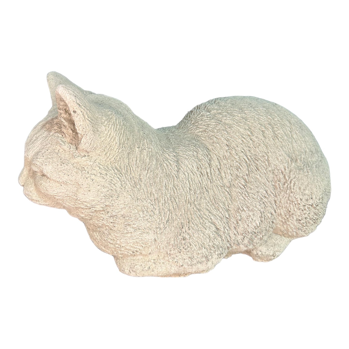 Steinfigur Katze Mia für Garten und Terrasse aus frostsicherem Steinguss