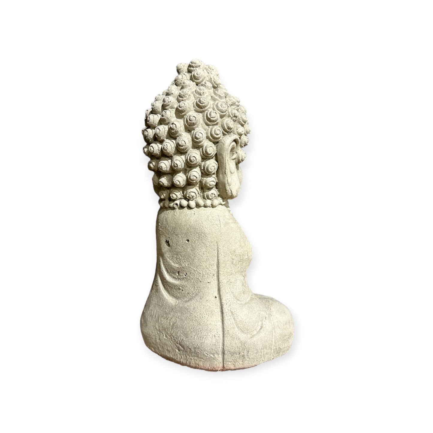 Liebenswerter Gartenmönch - Kleine Mönch-Figur für Zauberhafte Gärten (Maße H/B/T 26/12/9 cm, ca. 2,25 kg) Frostsichere Steinfigur aus Beton Sandsteinoptik