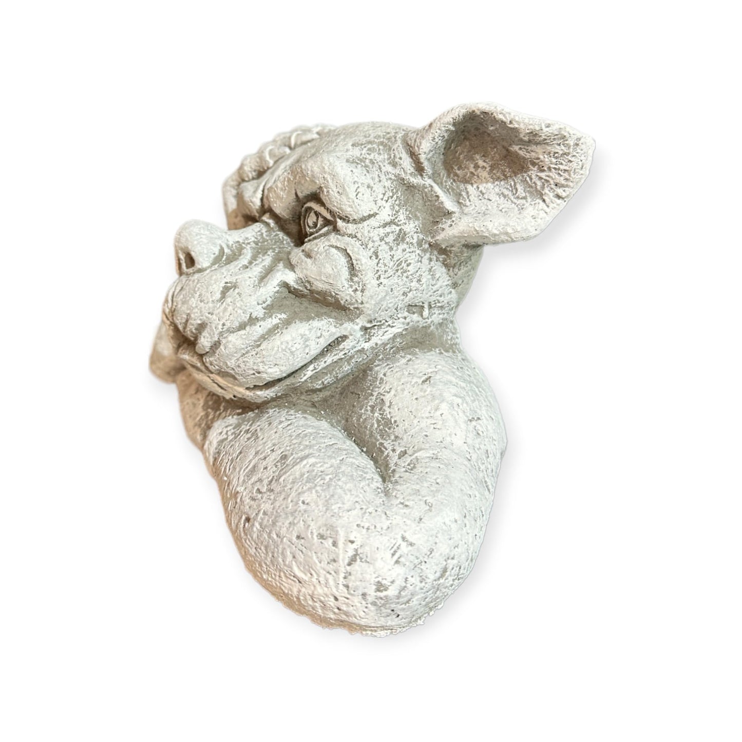 Gargoyle Torwächter: Massiver Steinguss, 4,5kg, 16x28x14 cm, Frostsicher